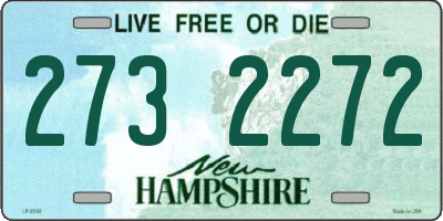 NH license plate 2732272