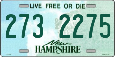 NH license plate 2732275