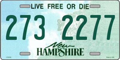 NH license plate 2732277