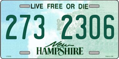 NH license plate 2732306