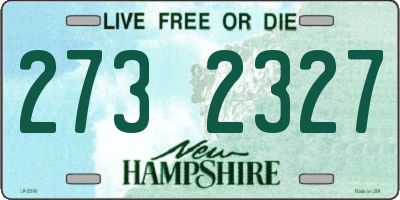 NH license plate 2732327