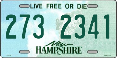 NH license plate 2732341