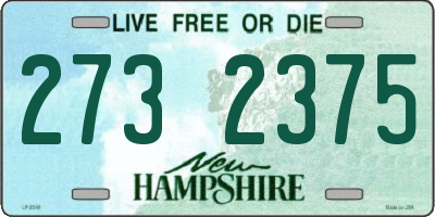 NH license plate 2732375