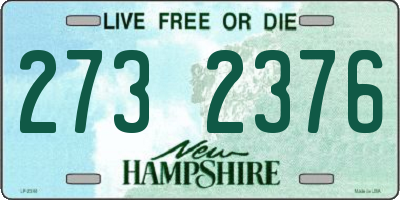 NH license plate 2732376