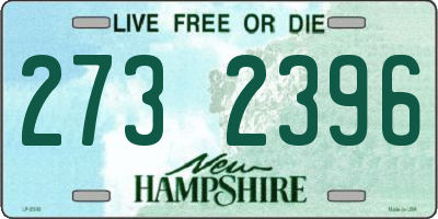 NH license plate 2732396