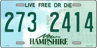 NH license plate 2732414