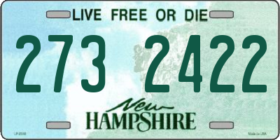 NH license plate 2732422
