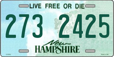 NH license plate 2732425
