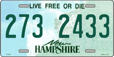 NH license plate 2732433
