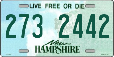 NH license plate 2732442