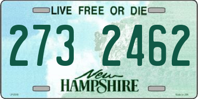 NH license plate 2732462