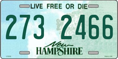 NH license plate 2732466