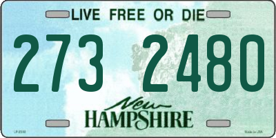 NH license plate 2732480