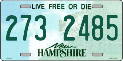 NH license plate 2732485