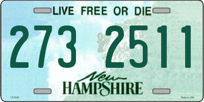 NH license plate 2732511