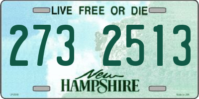 NH license plate 2732513