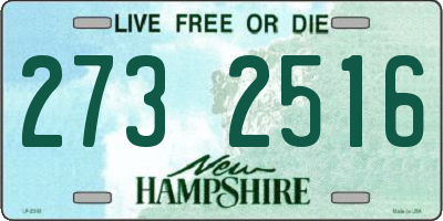 NH license plate 2732516
