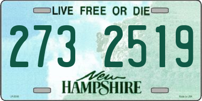 NH license plate 2732519