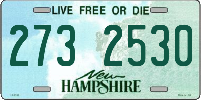 NH license plate 2732530