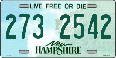 NH license plate 2732542