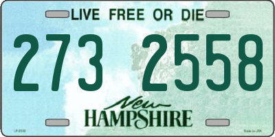 NH license plate 2732558