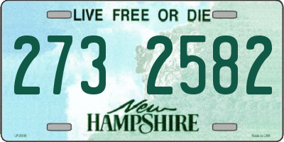 NH license plate 2732582
