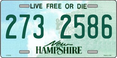 NH license plate 2732586