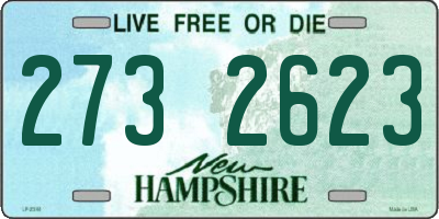 NH license plate 2732623