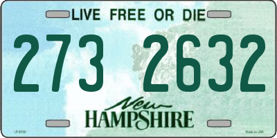 NH license plate 2732632
