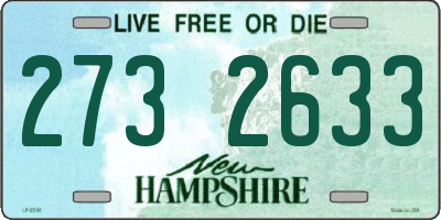NH license plate 2732633