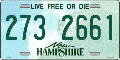NH license plate 2732661