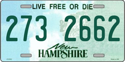 NH license plate 2732662