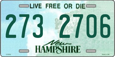 NH license plate 2732706