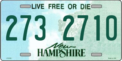NH license plate 2732710