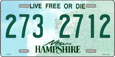 NH license plate 2732712