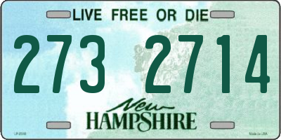 NH license plate 2732714