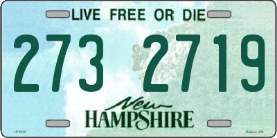 NH license plate 2732719