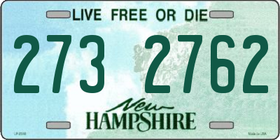 NH license plate 2732762