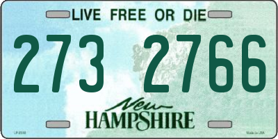 NH license plate 2732766