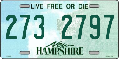NH license plate 2732797