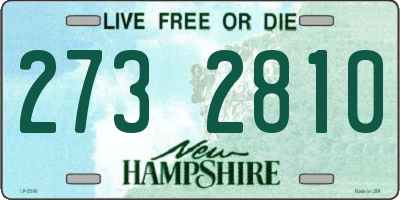 NH license plate 2732810