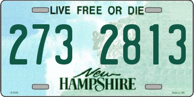 NH license plate 2732813
