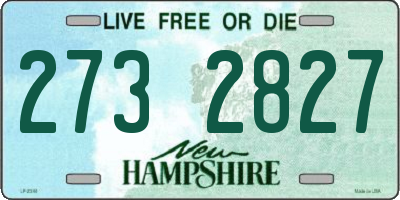 NH license plate 2732827