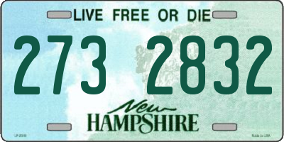 NH license plate 2732832