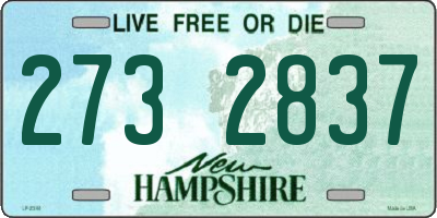 NH license plate 2732837