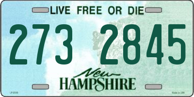 NH license plate 2732845