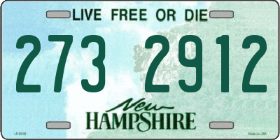 NH license plate 2732912