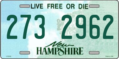 NH license plate 2732962