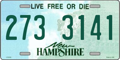 NH license plate 2733141
