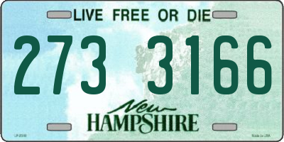 NH license plate 2733166
